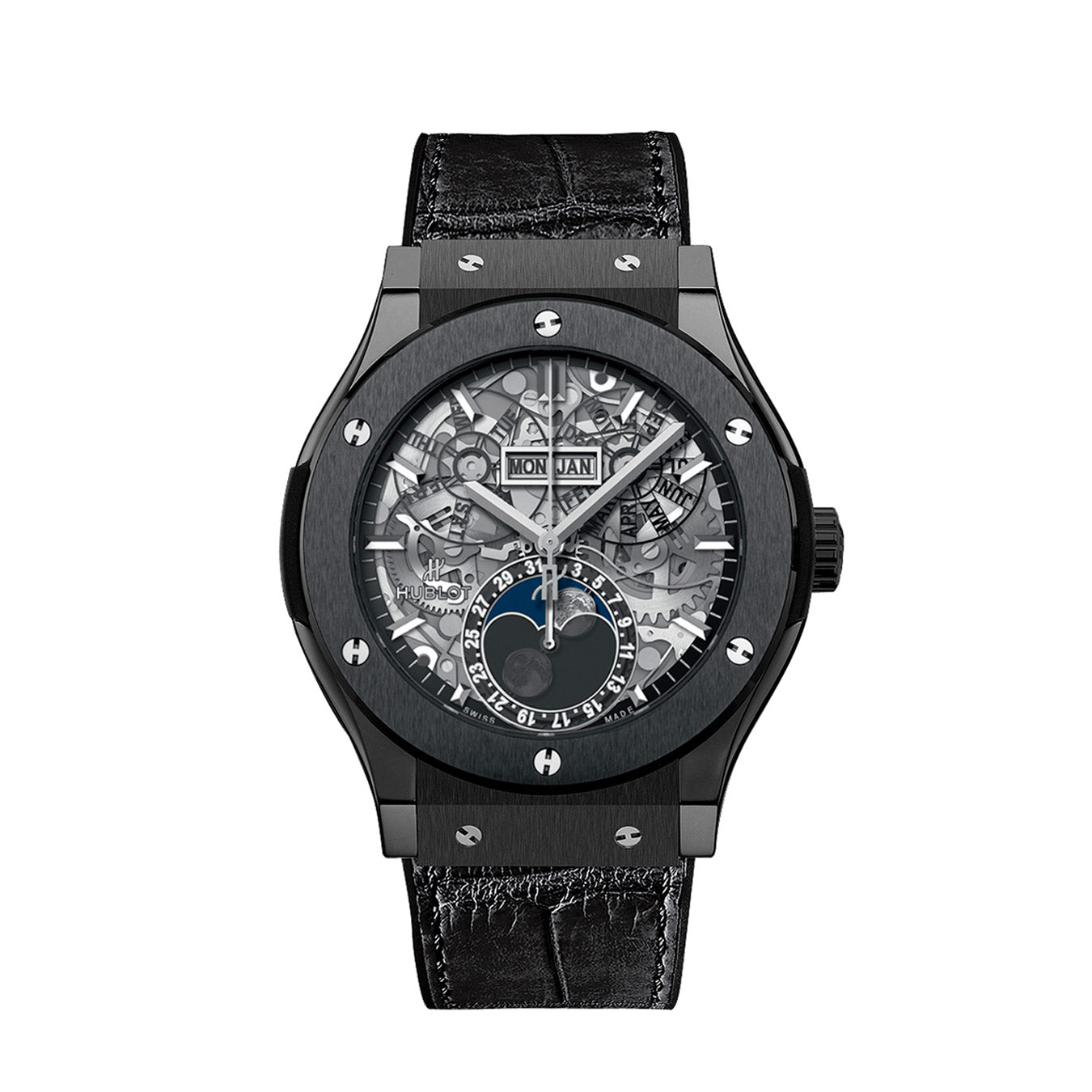 Hublot Classic Fusion Aerofusion Moonphase 45mm Black Magic, Ref#  517.CX.0170.LR