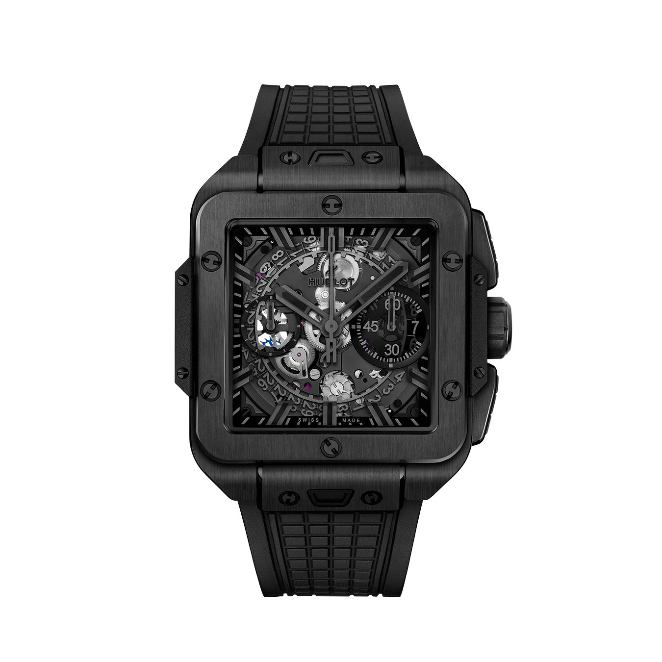 Hublot Square Bang Ceramic Watches In Black And White For 2023