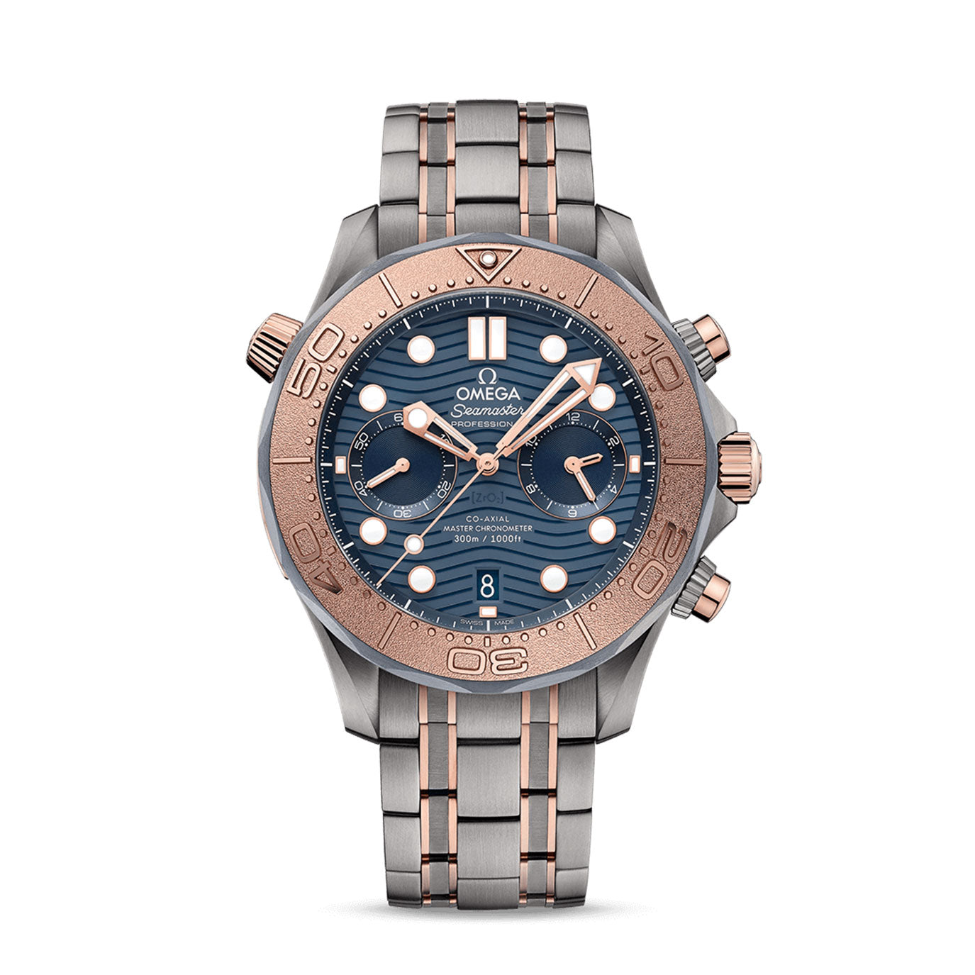 Omega seamaster hotsell 300m rose gold