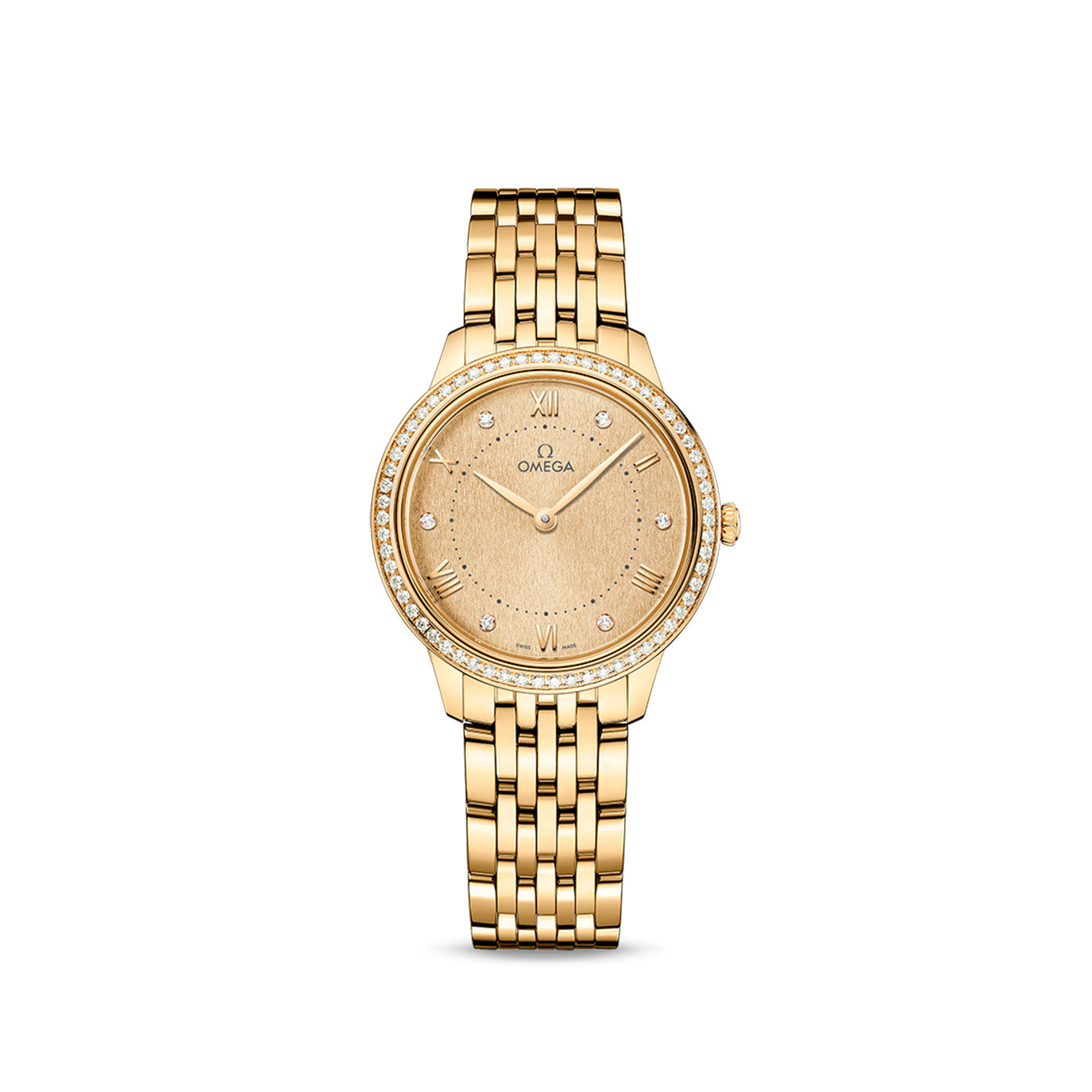 Omega deville quartz gold best sale