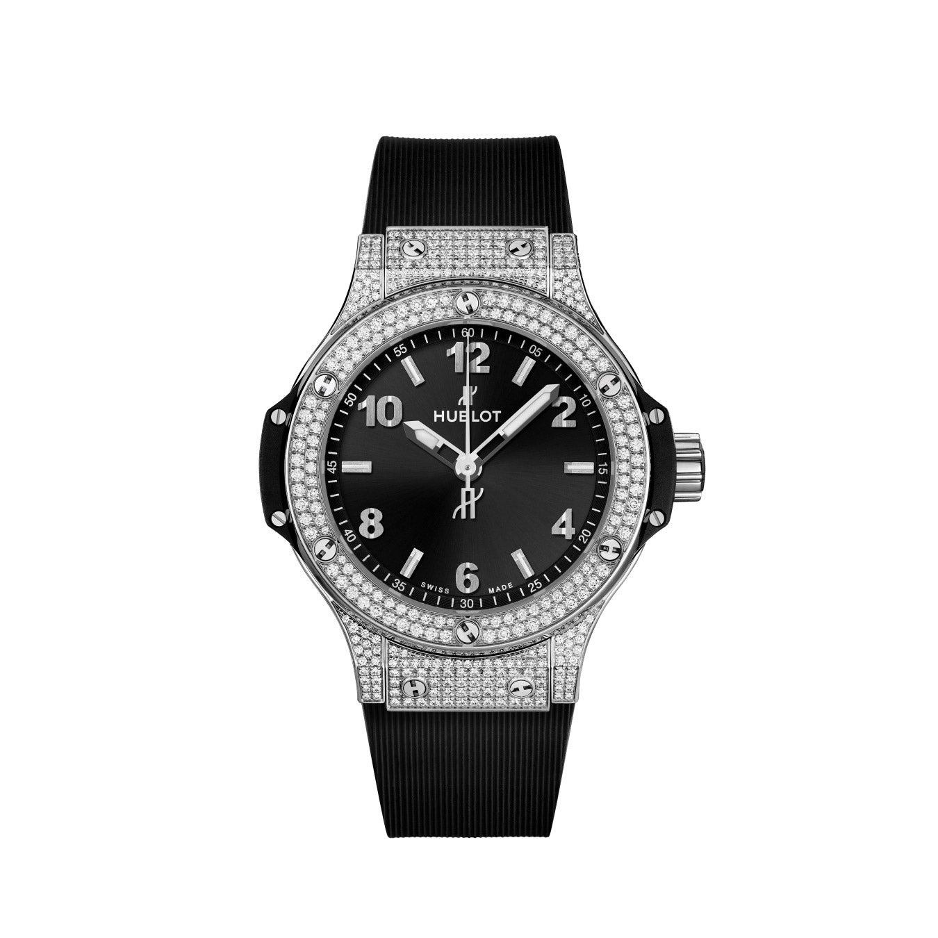 Hublot black online diamond