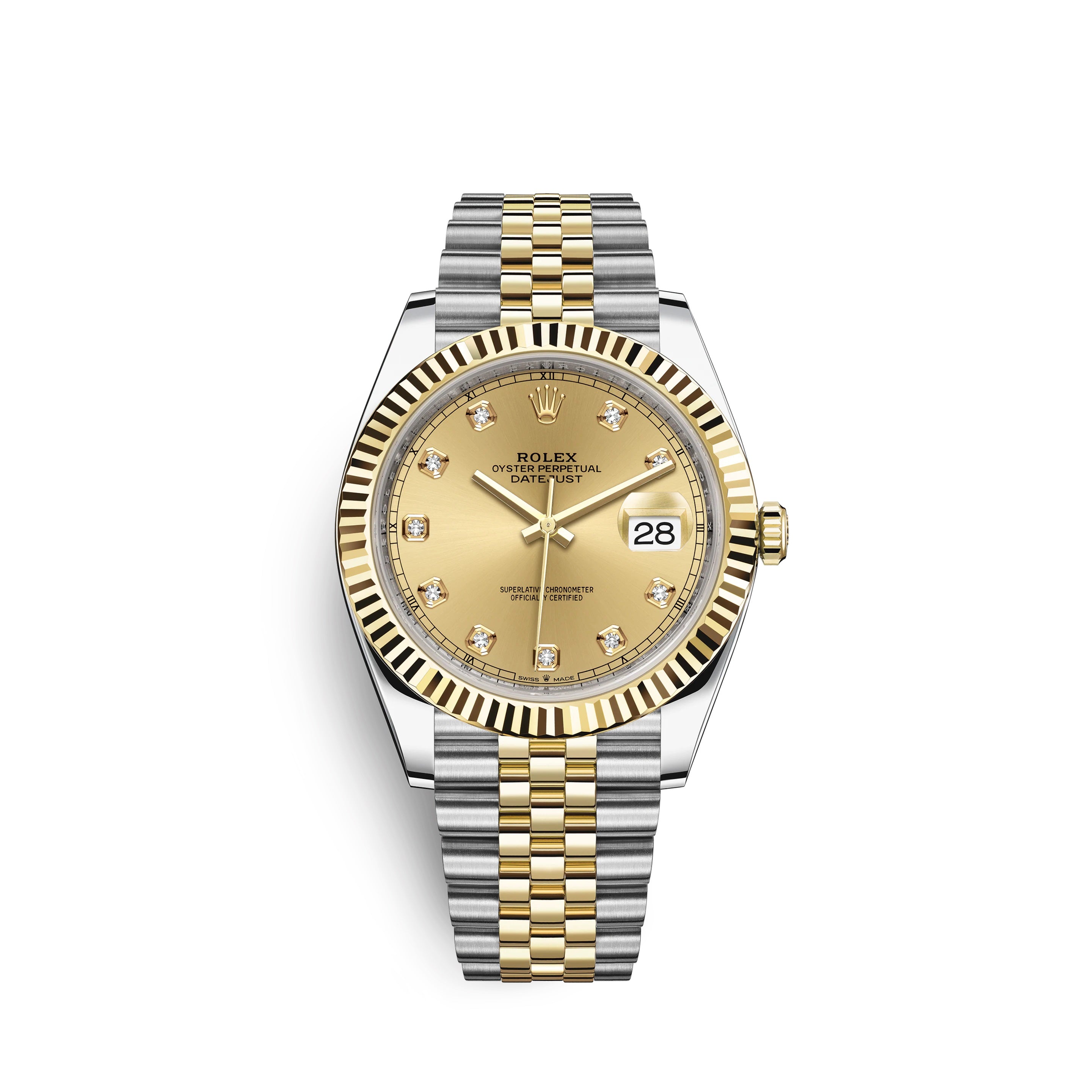 Rolex Datejust 41 watch: Oystersteel and yellow gold - m126333-0014