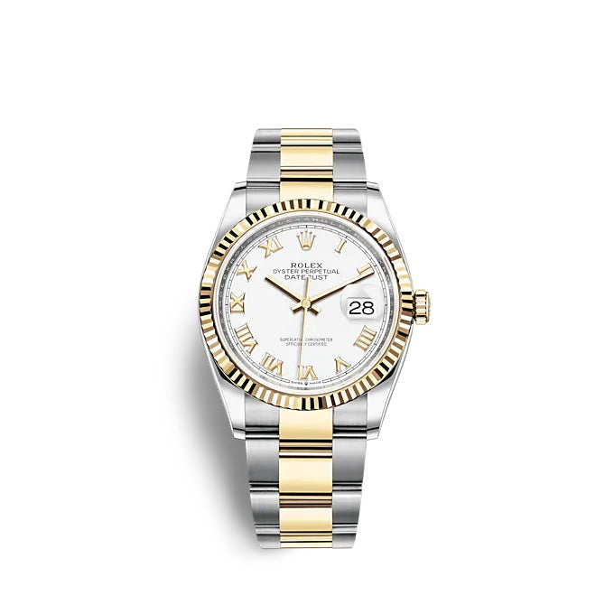 Rolex datejust hotsell 36 gold steel