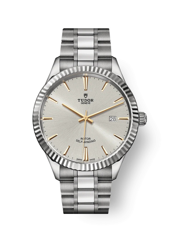 Tudor style 41mm outlet fluted bezel