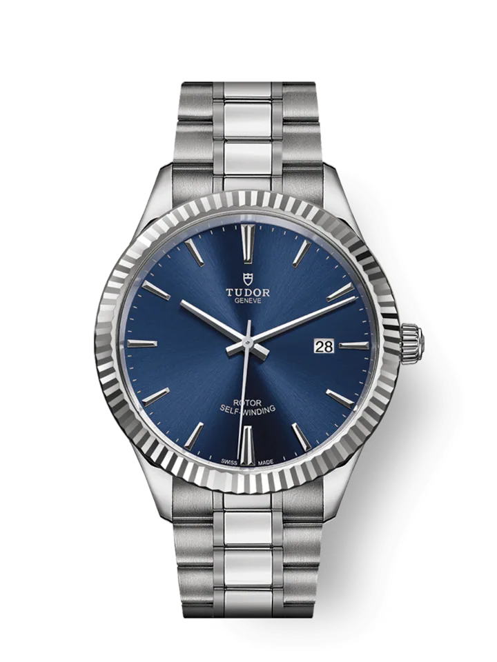 Tudor style shop blue dial