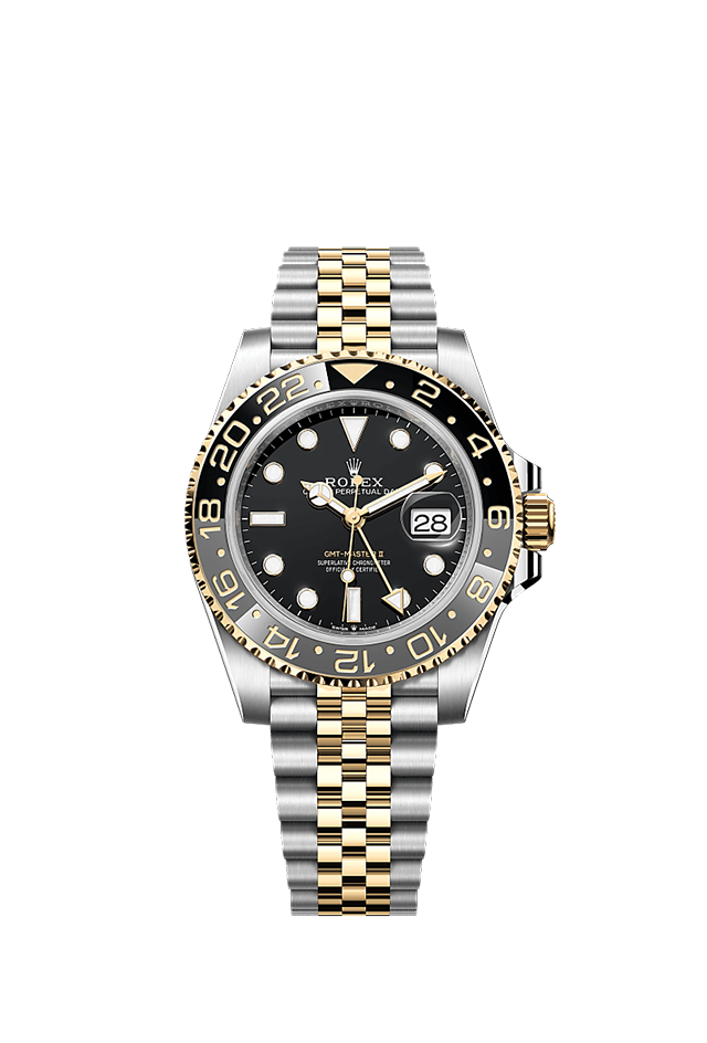 Rolex GMT-Master II, 40mm, Oystersteel and 18k Yellow Gold, Ref# 126713GRNR-0001