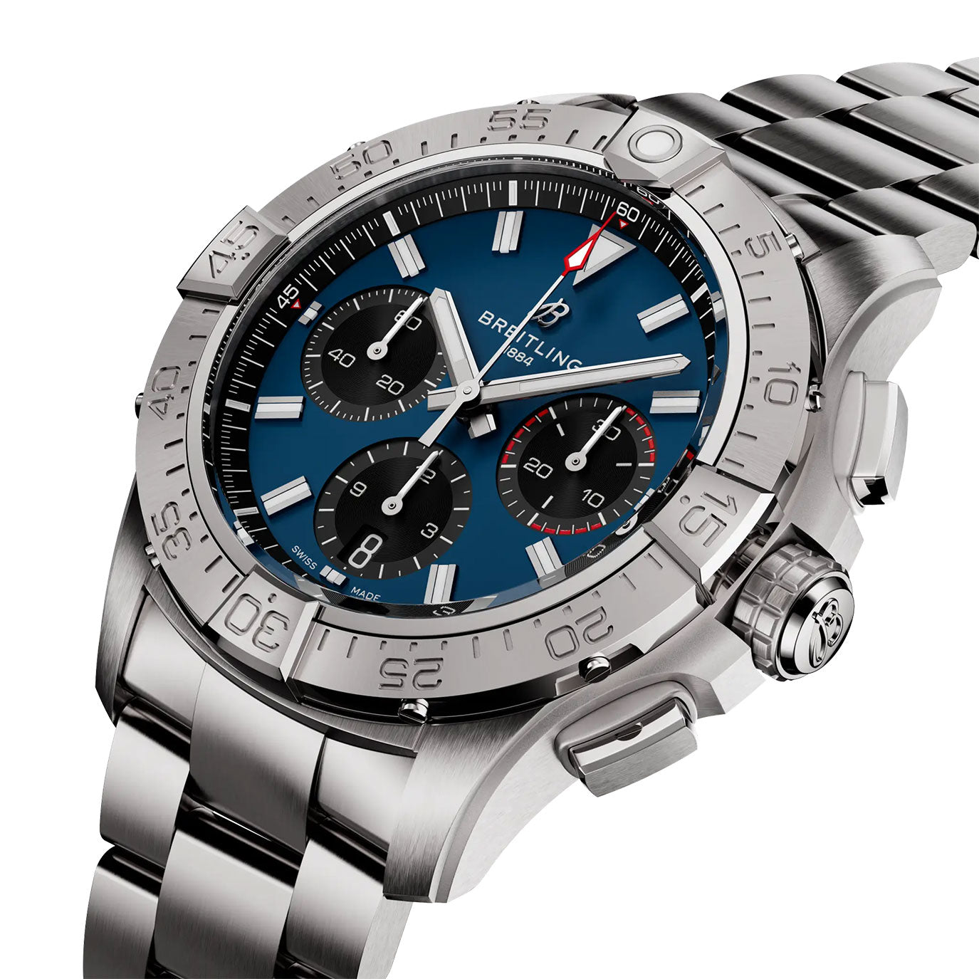 Breitling Avenger B01 Chronograph 42, AB0146101C1A1, box and papers