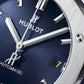 Hublot, 2024 Unworn, Classic Fusion Titanium Blue, 565.NX.7170.RX, box and papers