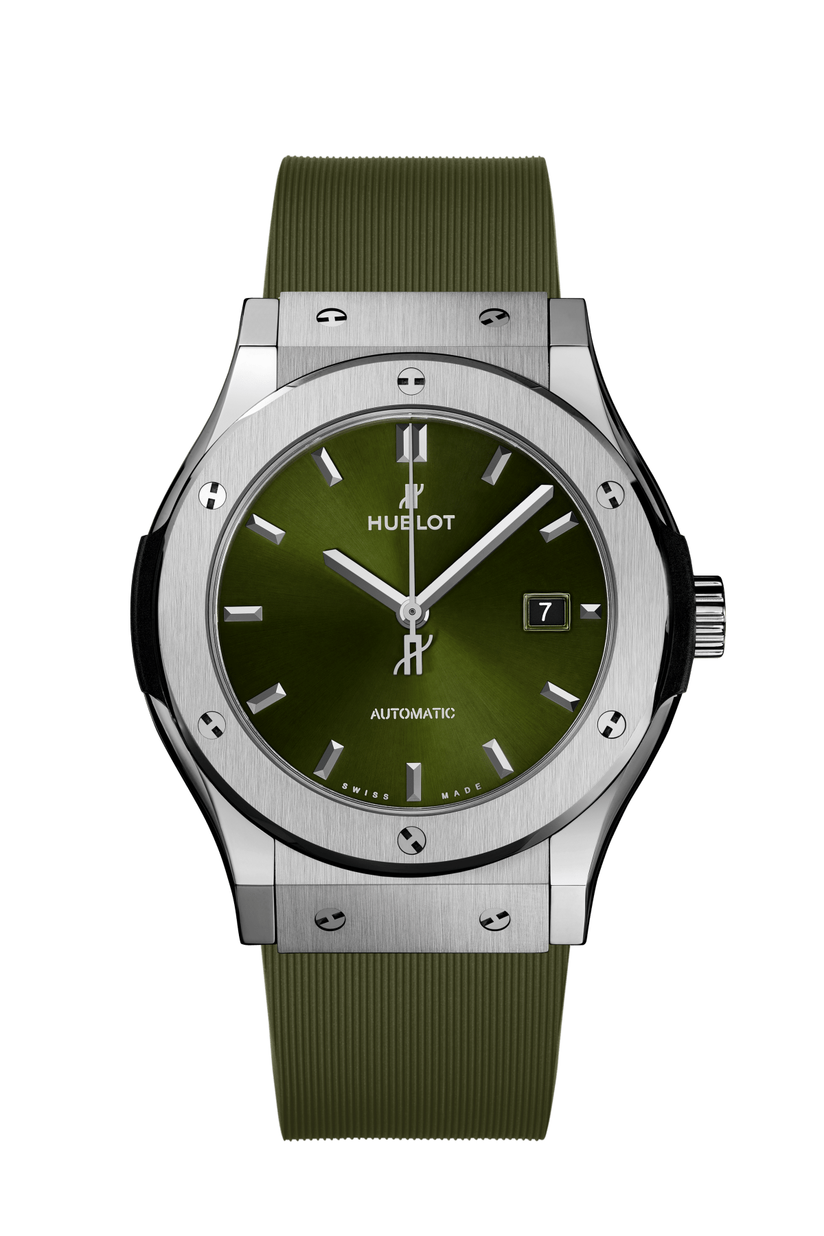 Hublot Classic Fusion Titanium Green Ref# 542.NX.8970.RX