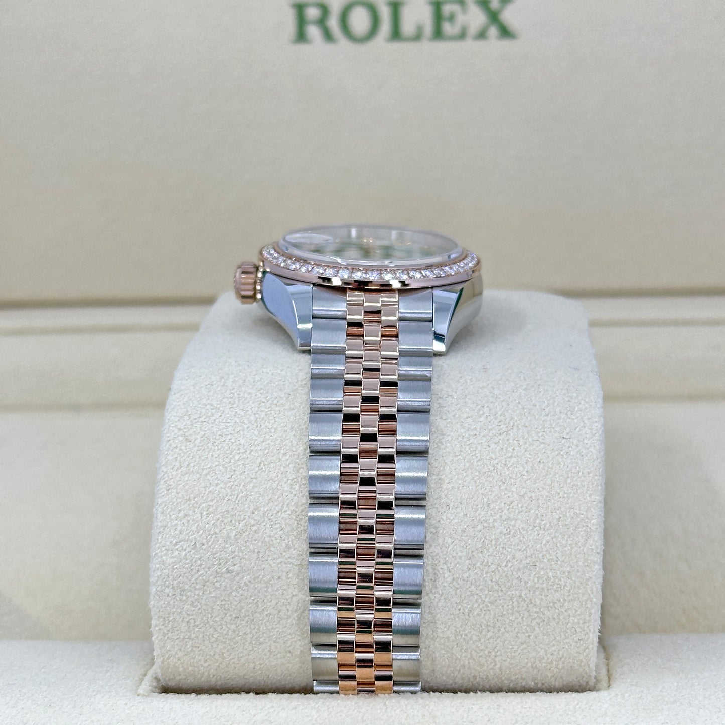 Rolex Lady-Datejust 28, Oystersteel and 18k Everose Gold, Ref# 279381RBR-0013