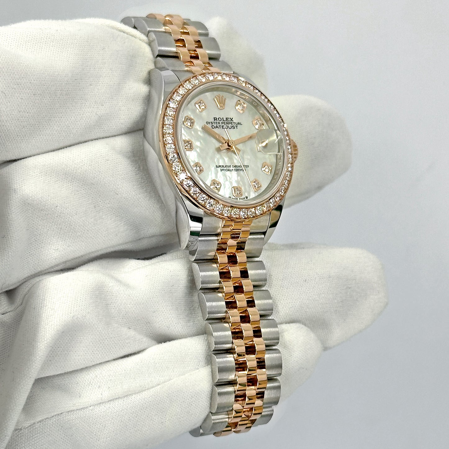 Rolex Lady-Datejust 28, Oystersteel and 18k Everose Gold, Ref# 279381RBR-0013