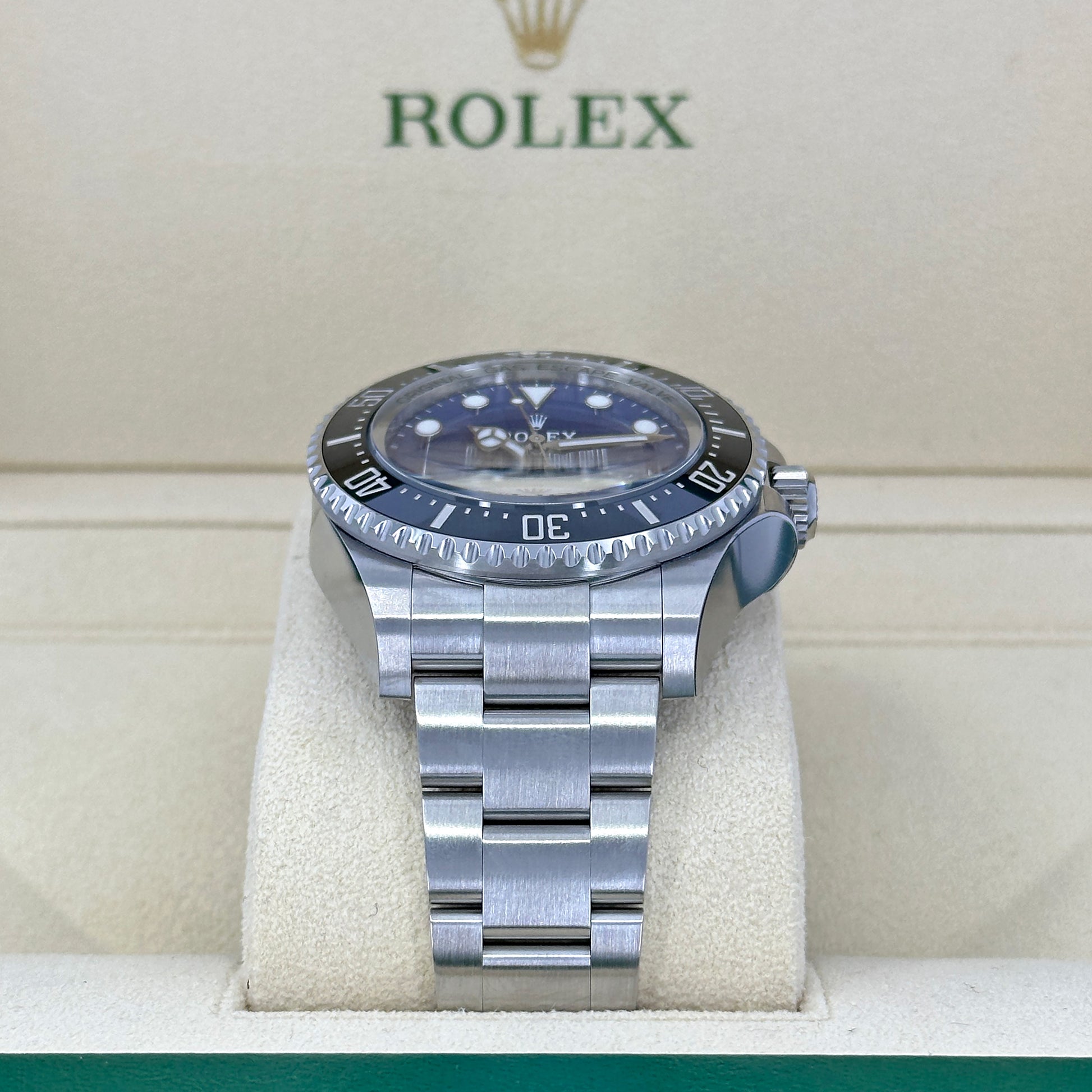 MINT Rolex Sea-Dweller Deepsea James Cameron Blue Stainless 44mm Watch –  Collectors Watches
