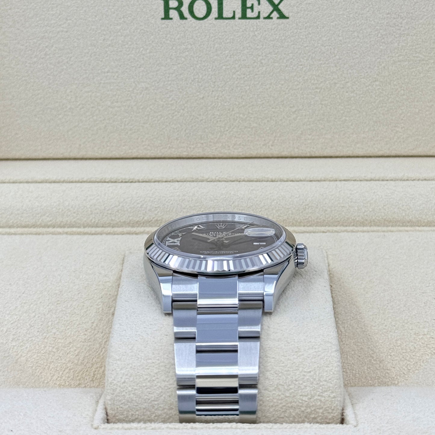 Rolex Datejust 36, Stainless Steel and 18k White Gold, 36mm, Ref# 126234-0022