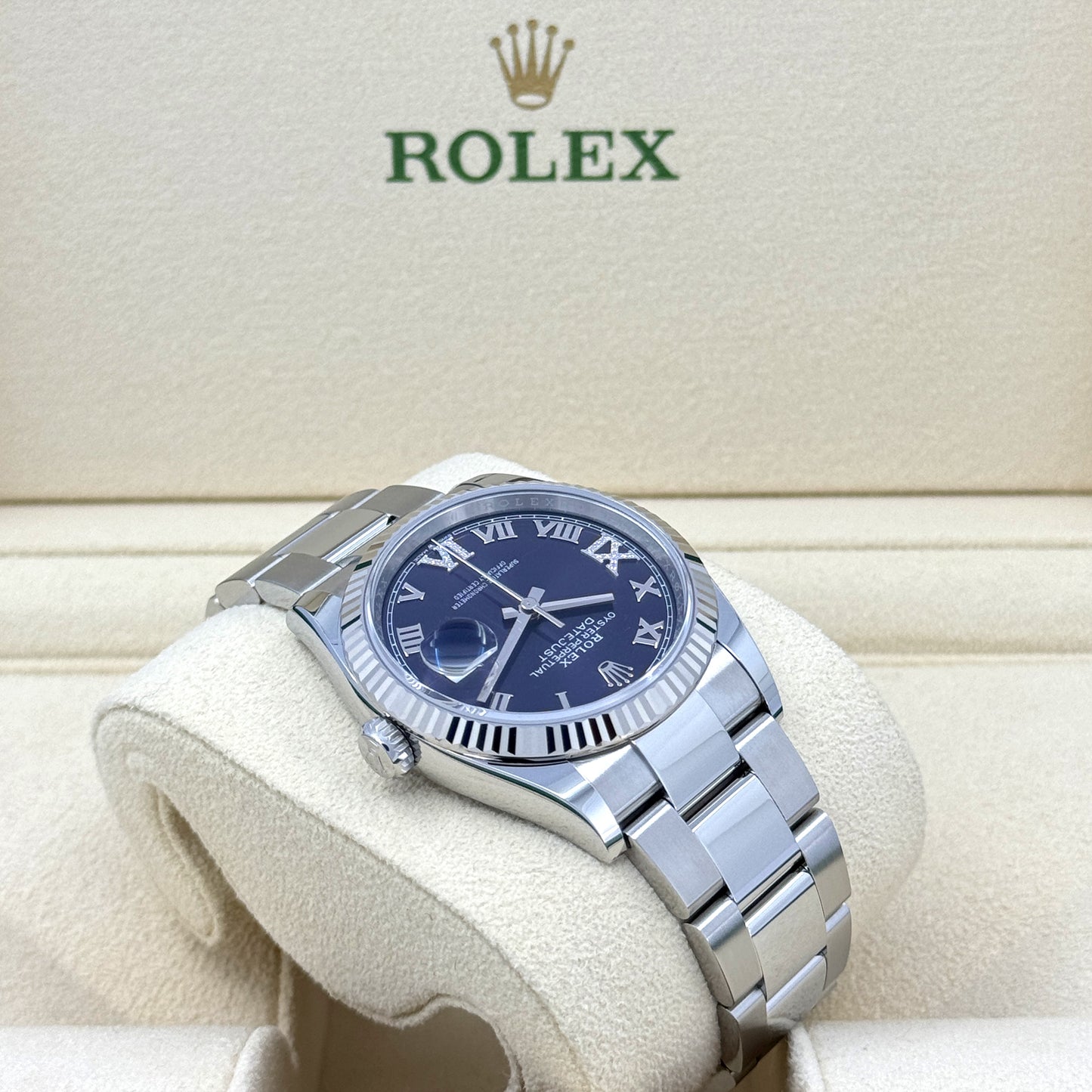 Rolex Datejust 36, Stainless Steel and 18k White Gold, 36mm, Ref# 126234-0022