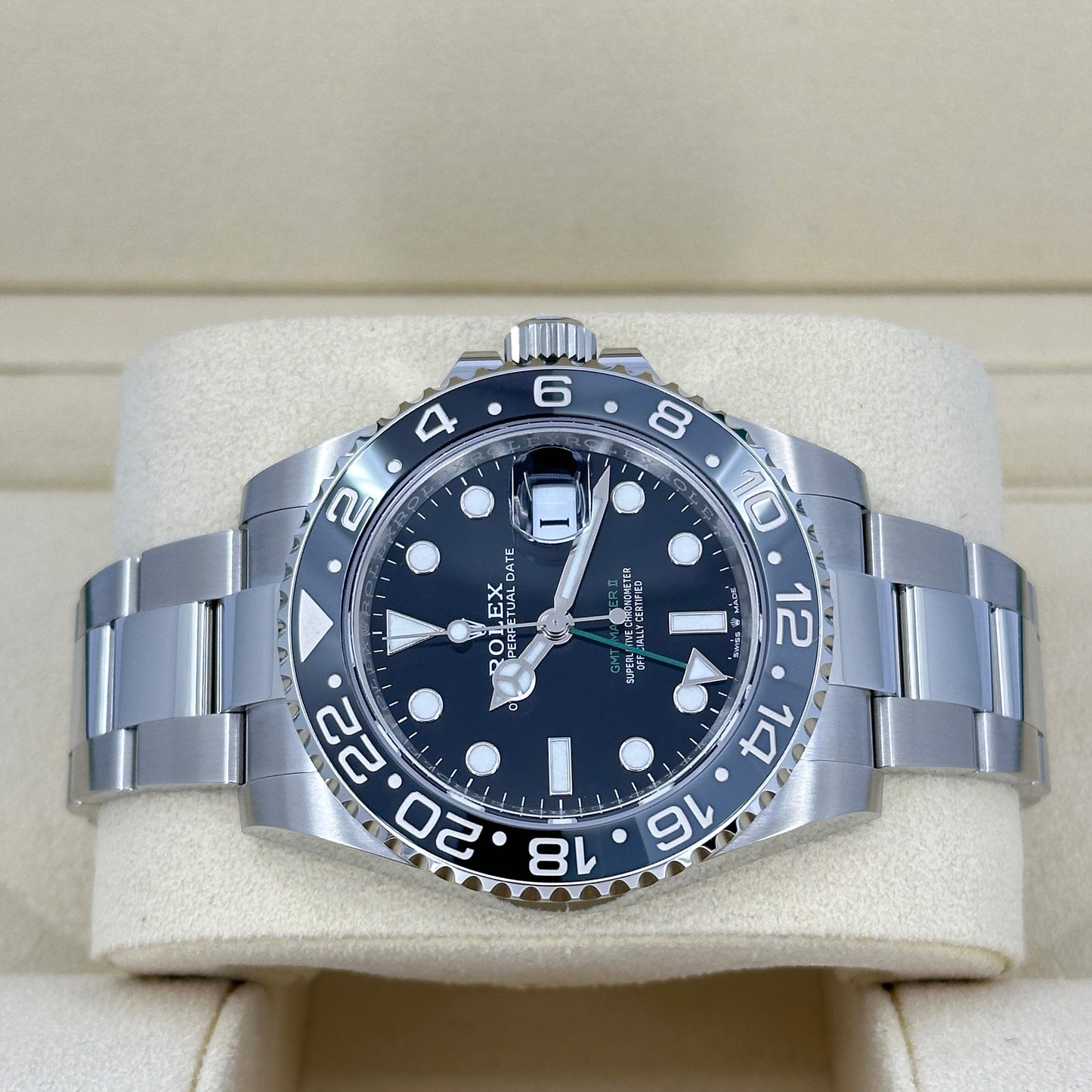 Unworn Rolex GMT-Master II,  Bruce Wayne, Black, Oyster, Ref# 126710grnr-0004