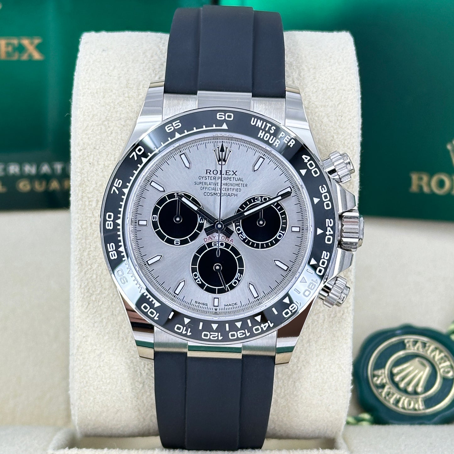 Rolex Cosmograph Daytona 40mm, 18k White Gold, Ref# 126519ln-0006