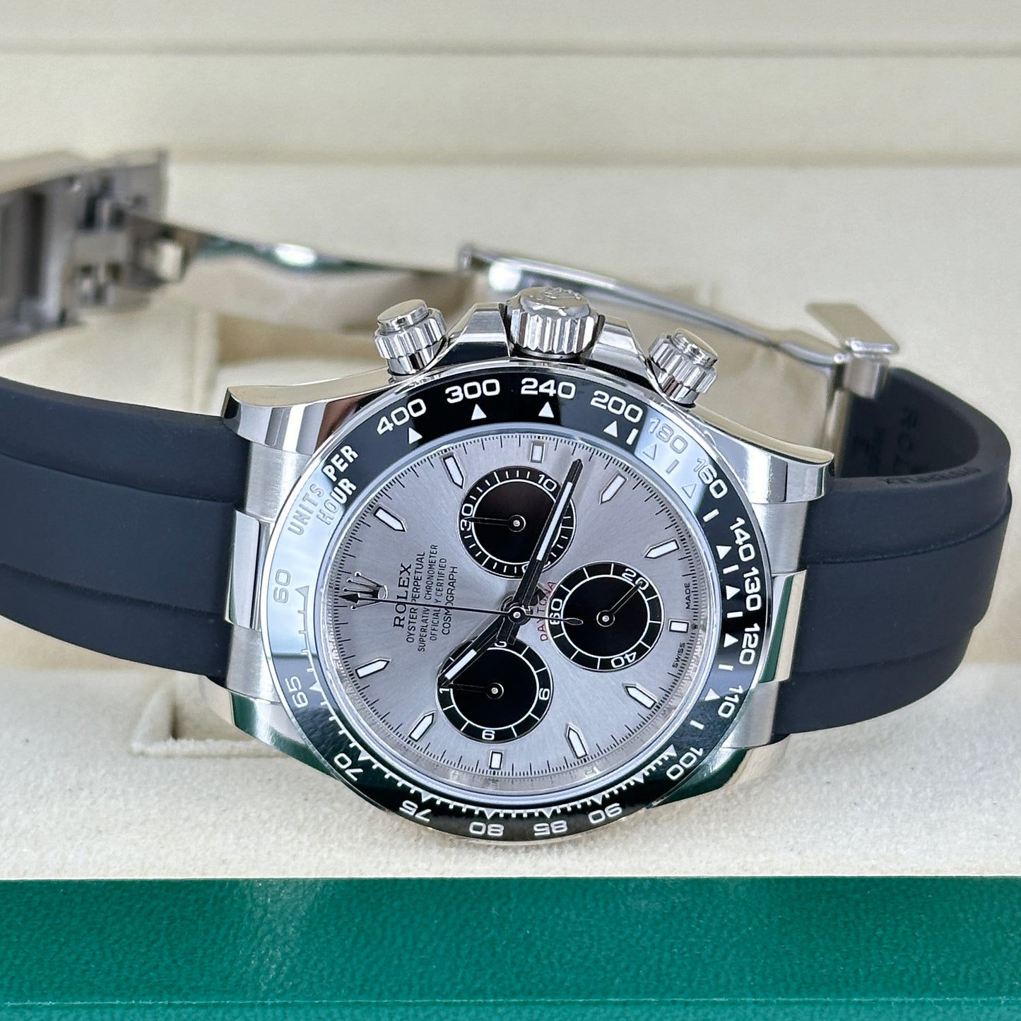 Rolex Cosmograph Daytona 40mm, 18k White Gold, Ref# 126519ln-0006