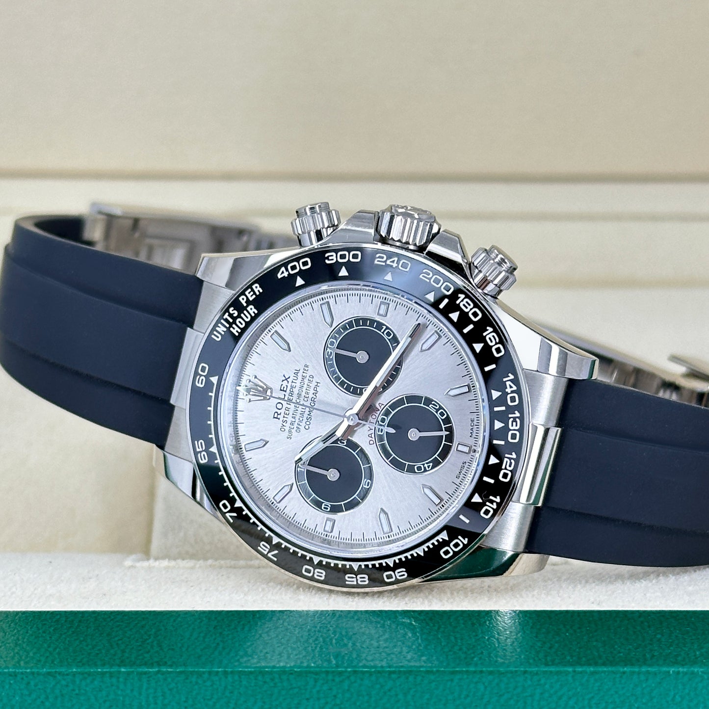 Rolex Cosmograph Daytona 40mm, 18k White Gold, Ref# 126519ln-0006