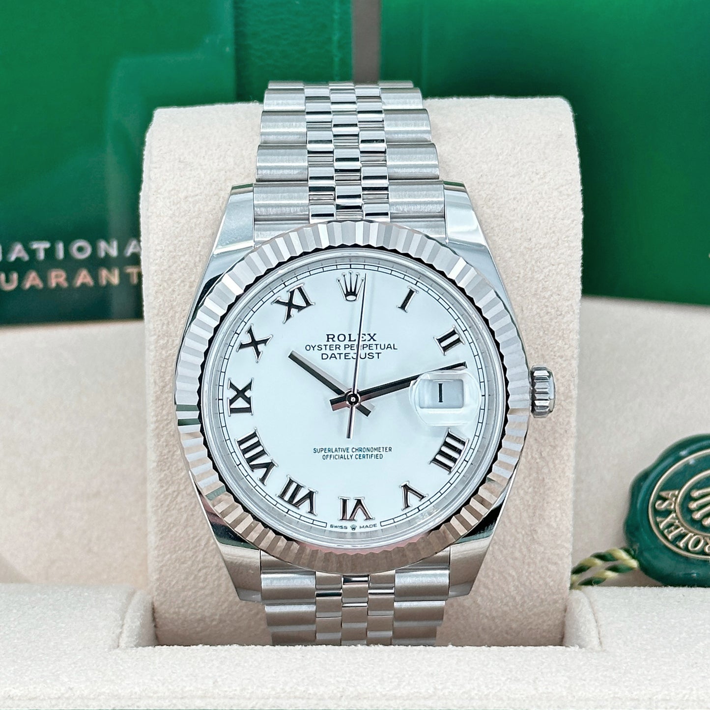 Rolex Datejust 41 Oystersteel and white gold Ref# 126334-0024