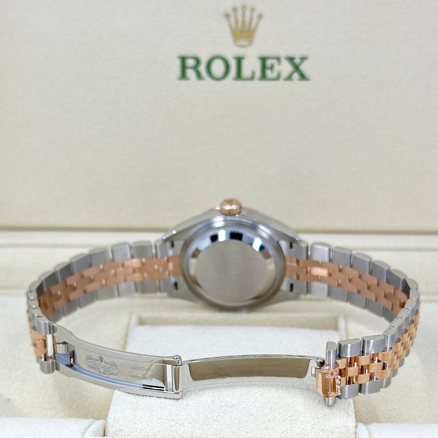 Rolex Lady-Datejust 28, Oystersteel and 18k Everose Gold, Ref# 279171-0009