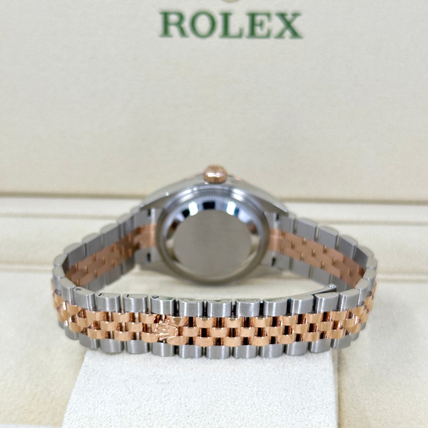 Rolex Lady-Datejust 28, Oystersteel and 18k Everose Gold, Ref# 279171-0009