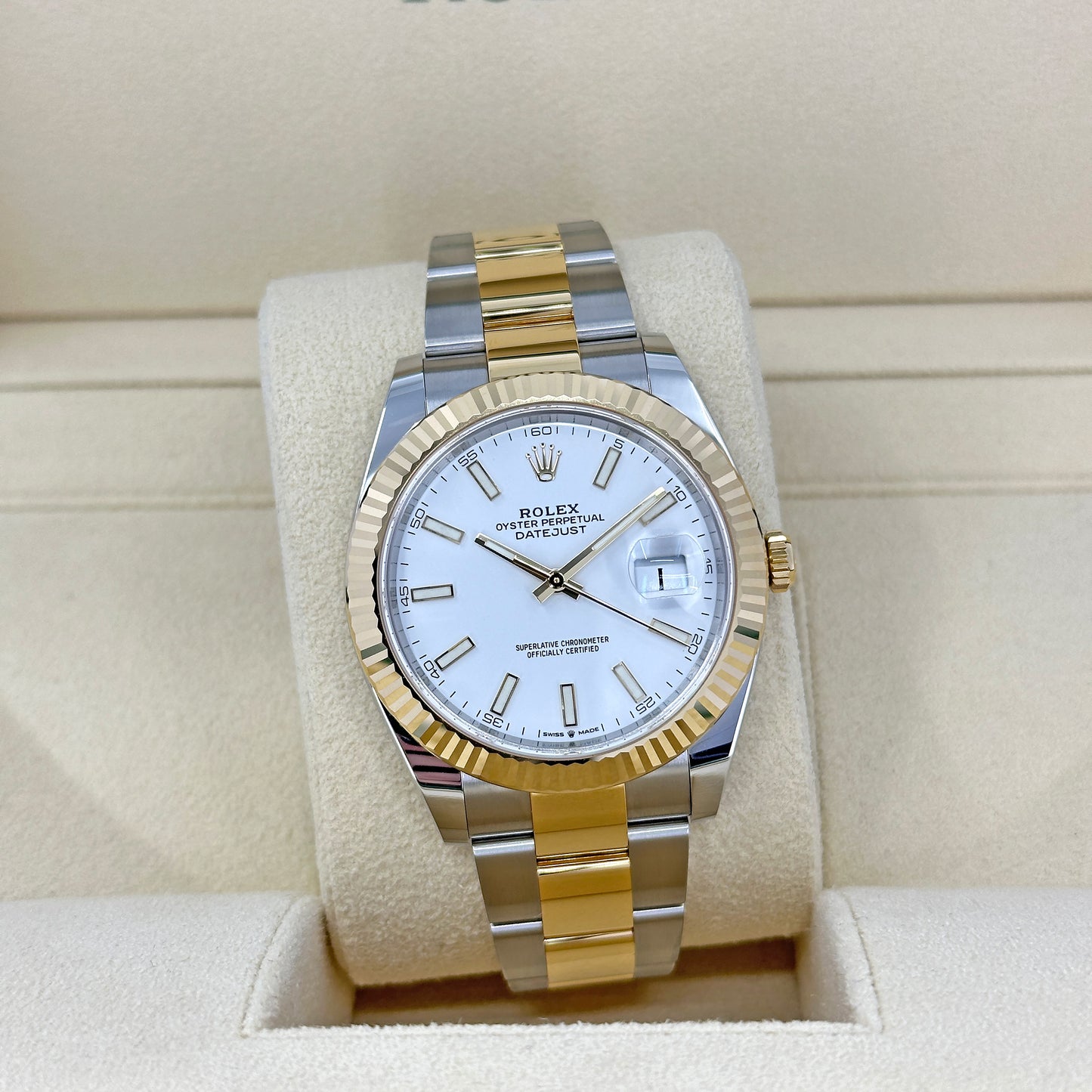 Rolex Datejust 41 Oystersteel and yellow gold Ref# 126333-0015