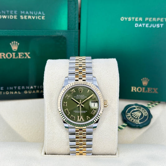 Rolex Datejust 31, Oystersteel and 18k Yellow Gold, Ref# 278273-0016