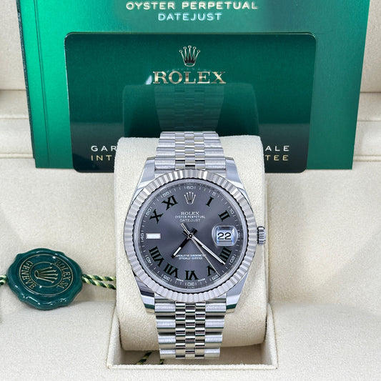 Rolex Datejust 41, Stainless Steel and 18k White Gold, 41mm, Ref# 126334-0022