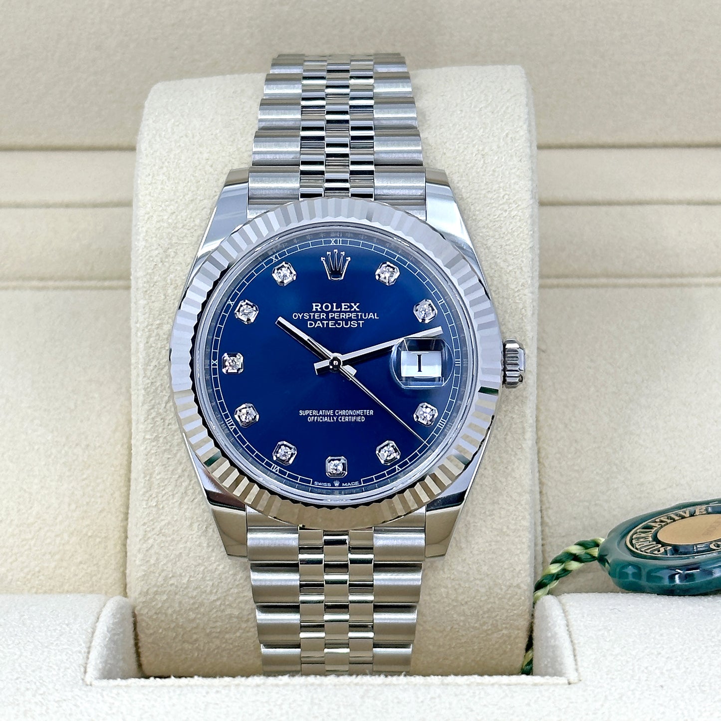 Rolex Datejust 41 Oystersteel and white gold Ref# 126334-0016