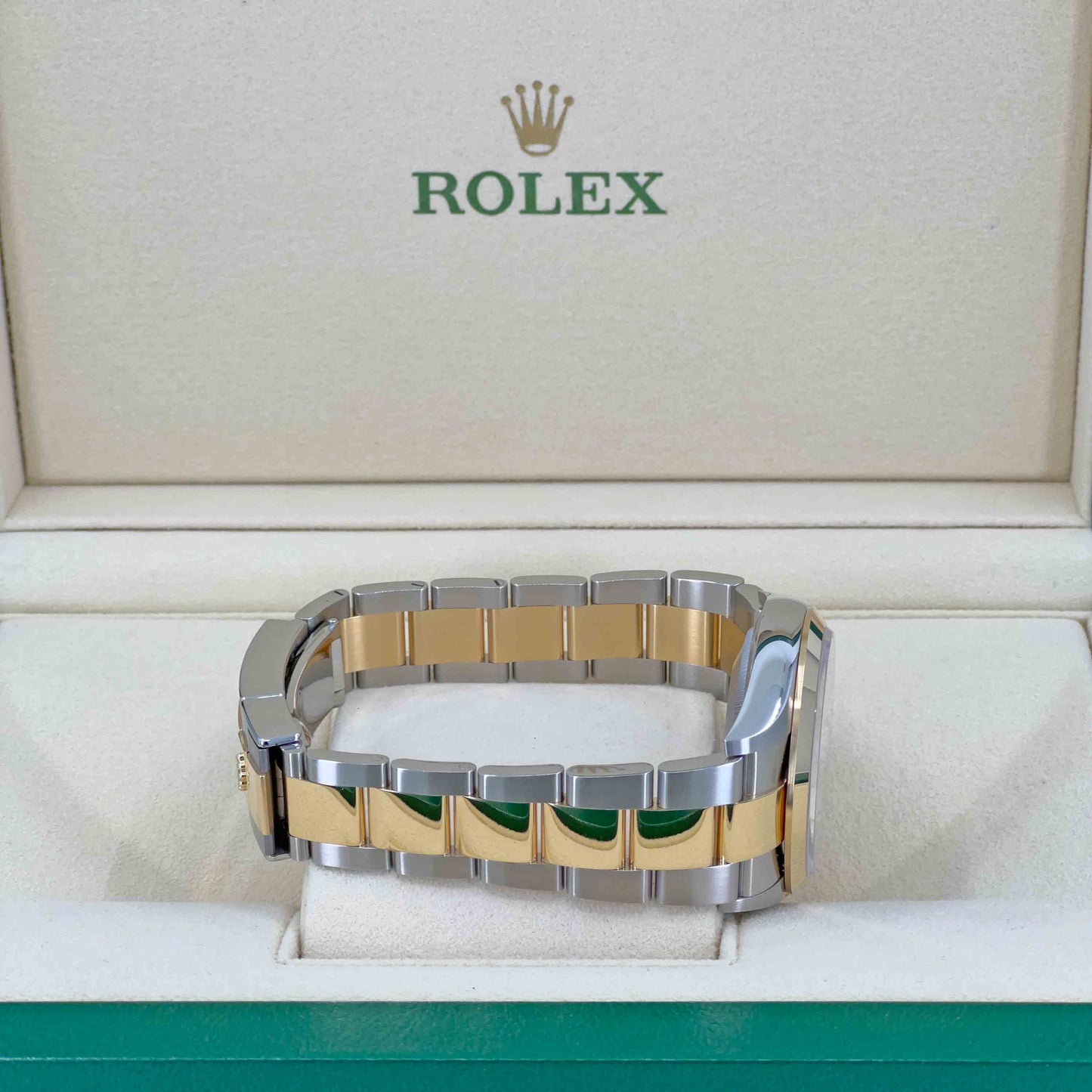 Rolex Explorer, 18k Yellow Gold and Stainless steel, 36mm, Ref# 124273-0001, 2024