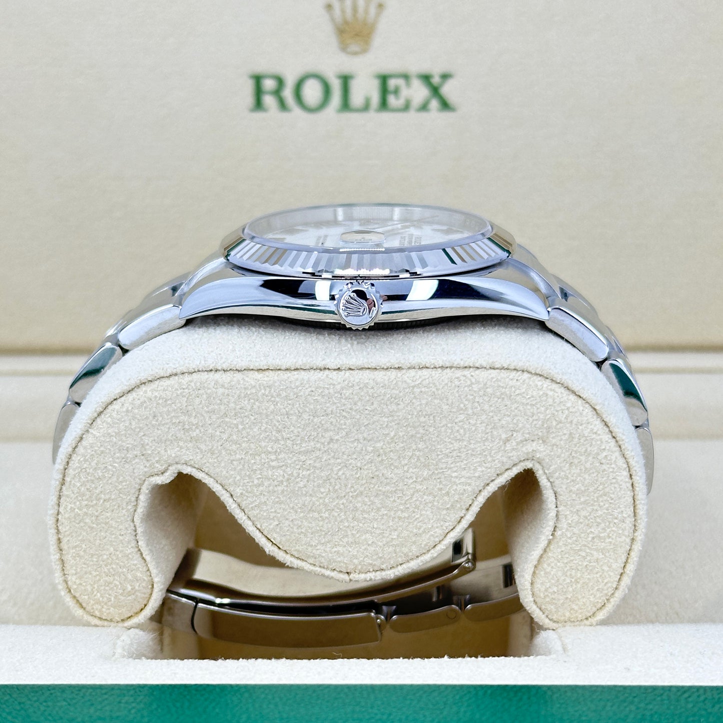 Rolex Datejust 41 Oystersteel and white gold Ref# 126334-0023