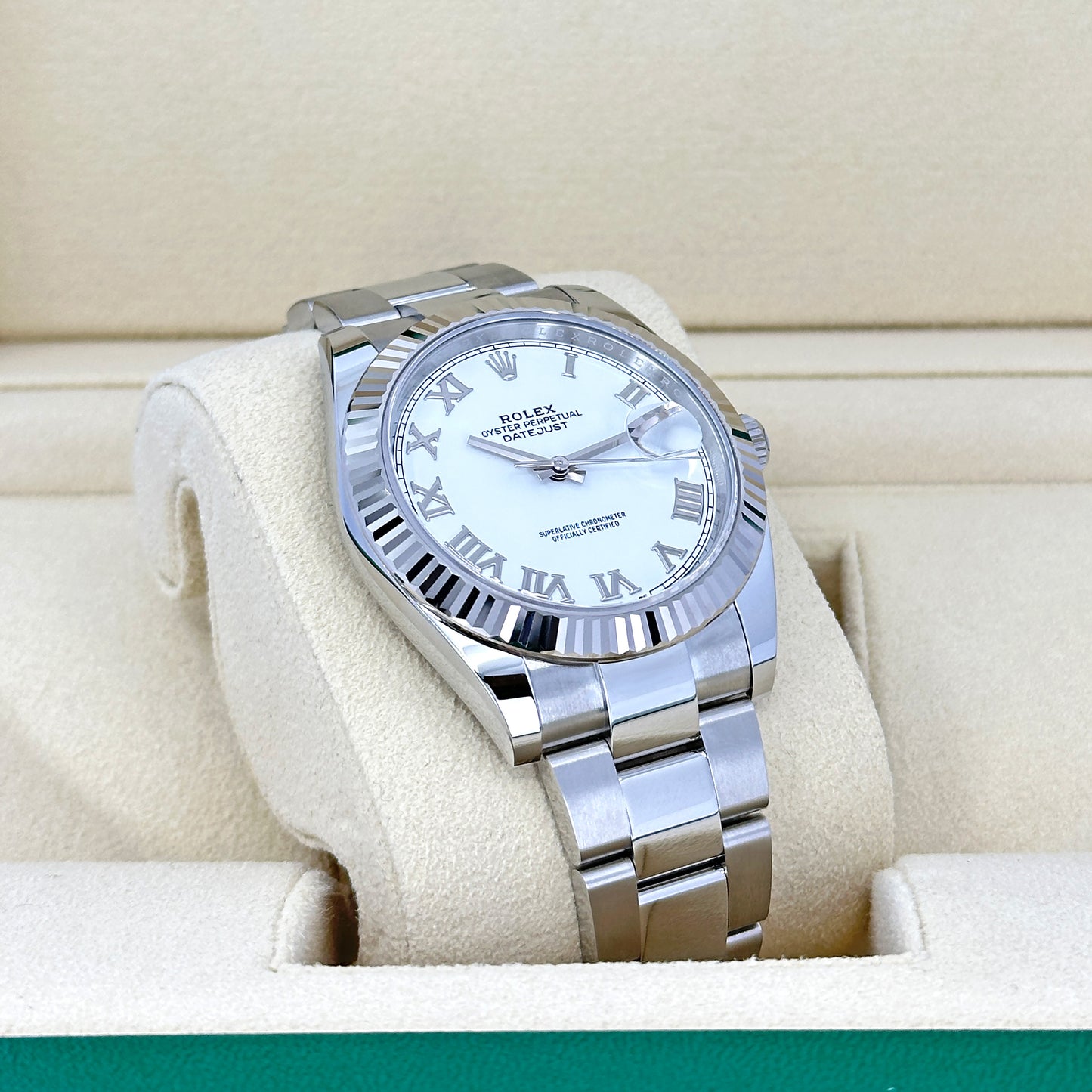 Rolex Datejust 41 Oystersteel and white gold Ref# 126334-0023