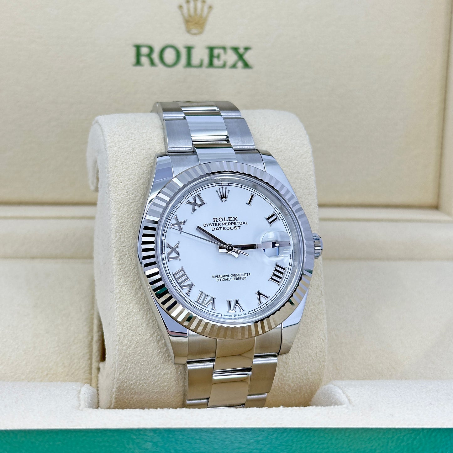 Rolex Datejust 41 Oystersteel and white gold Ref# 126334-0023