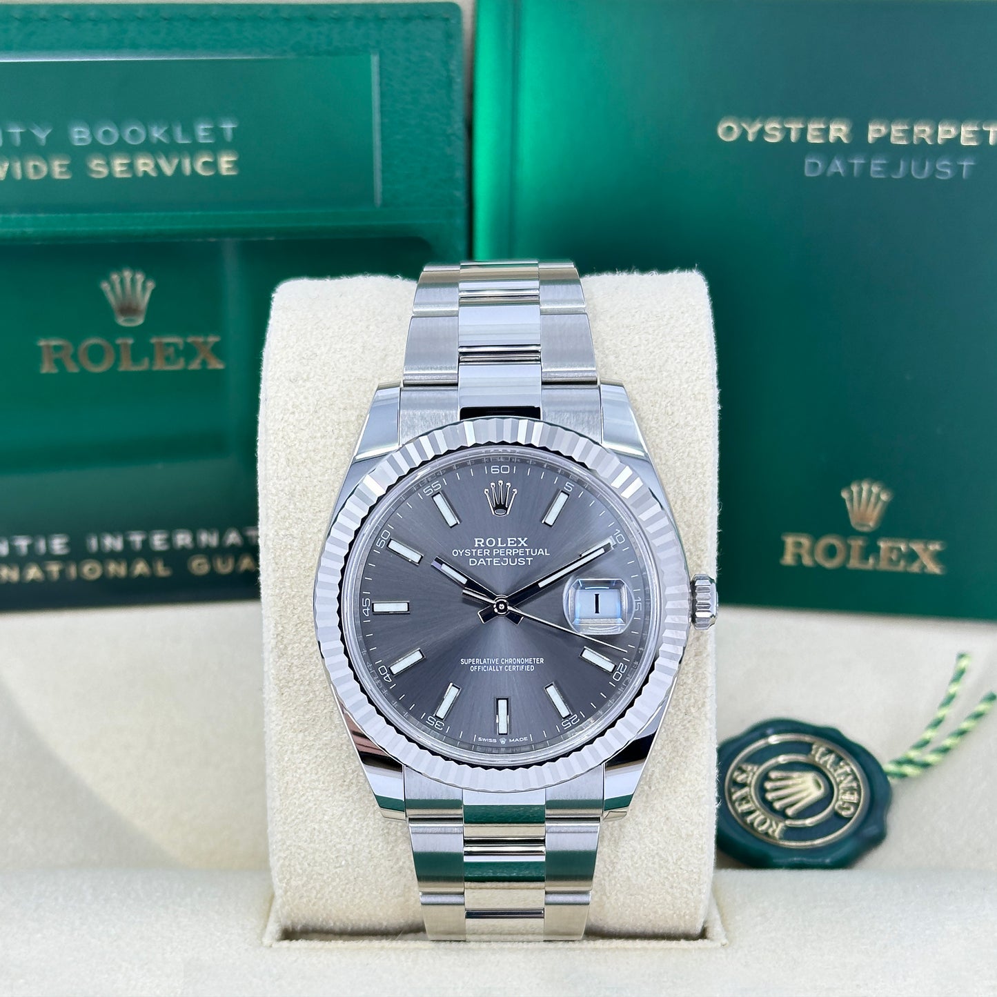 Rolex Datejust 41, Stainless Steel and 18k White Gold, 41mm, Ref# 126334-0013