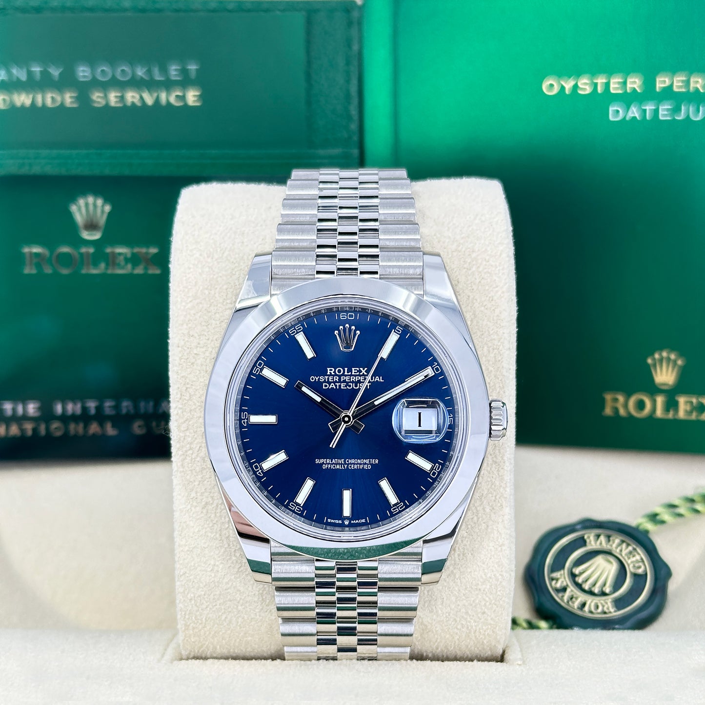 Rolex Datejust 41, Oystersteel, 41mm, Jubilee, Ref# 126300-0002