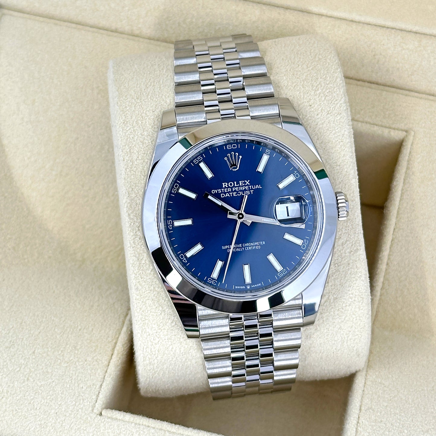 Rolex Datejust 41, Oystersteel, 41mm, Jubilee, Ref# 126300-0002