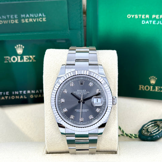 Rolex Datejust 41, Stainless Steel and 18k White Gold, 41mm, Ref# 126334-0005