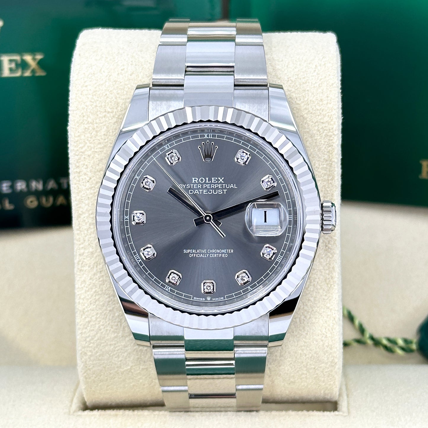 Rolex Datejust 41, Stainless Steel and 18k White Gold, 41mm, Ref# 126334-0005