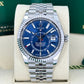 Rolex Sky-Dweller, 42mm, Oystersteel and 18k White Gold, Blue, Jubilee, Ref# 336934-0006