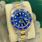 Pre-owned Rolex Submariner Date Bluesy, Ref# 126613LB, Two-Tone, Mint, Complete