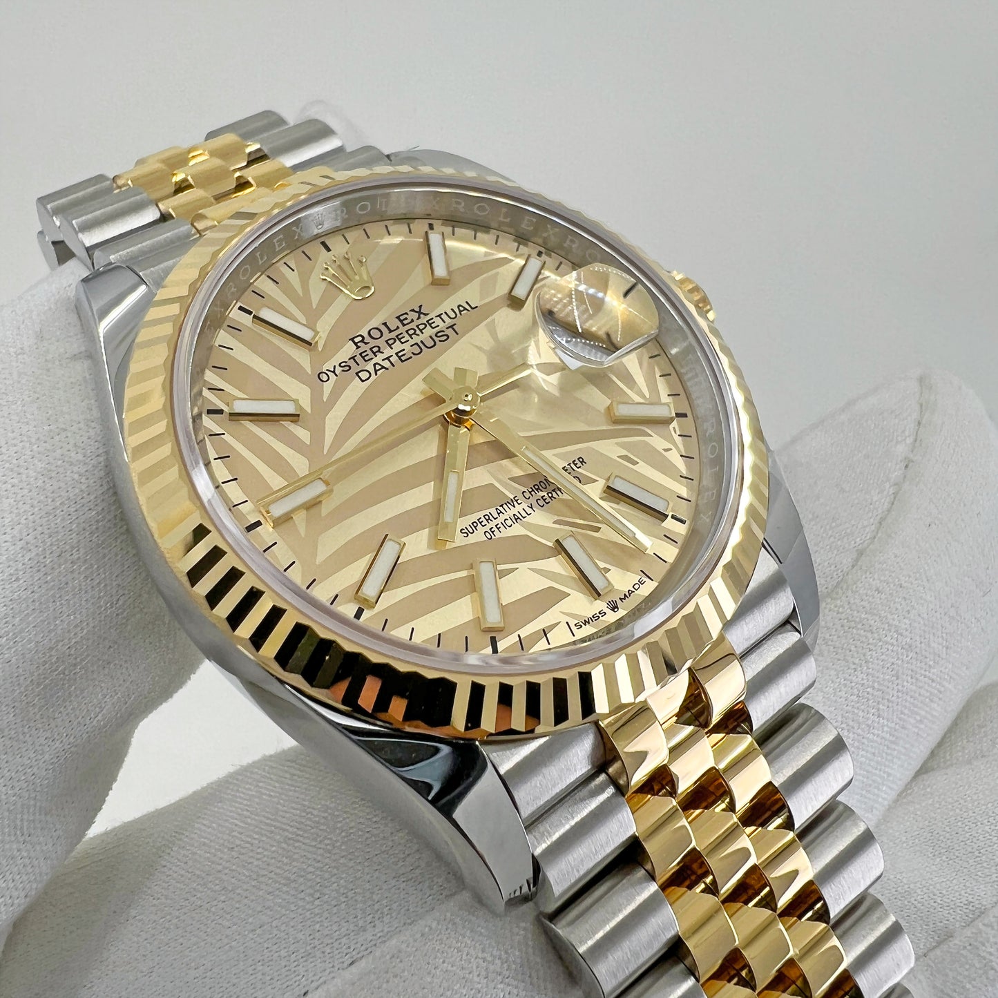 Rolex Datejust 36, 18k Yellow Gold and Stainless Steel, 36mm, Ref# 126233-0037