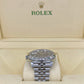 Rolex Datejust 41, Oystersteel and 18k White Gold, Blue Dial, 41mm, Fluted, Jubilee, Ref#126334-0002