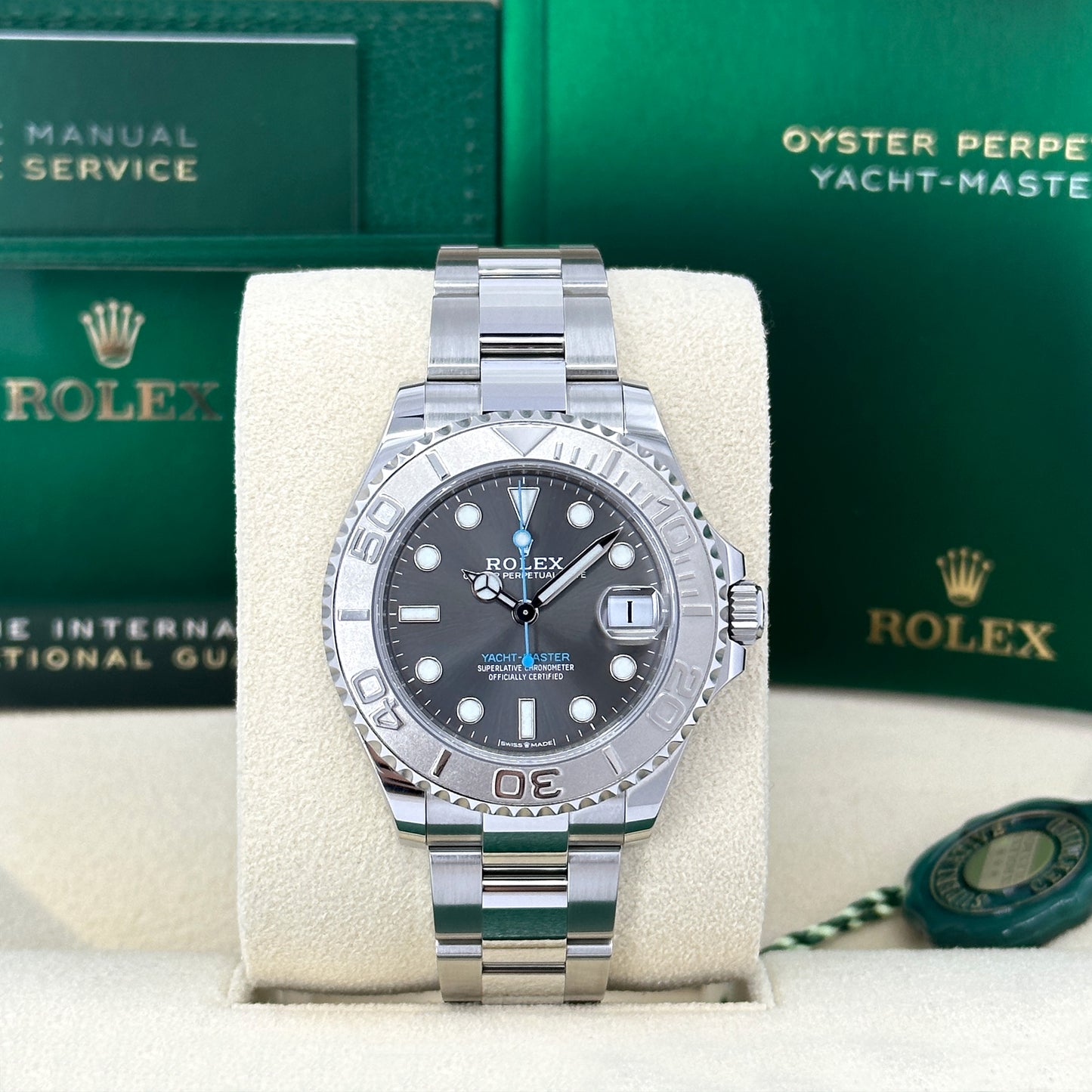 Rolex Yacht-Master Oystersteel and platinum Ref# 268622-0002