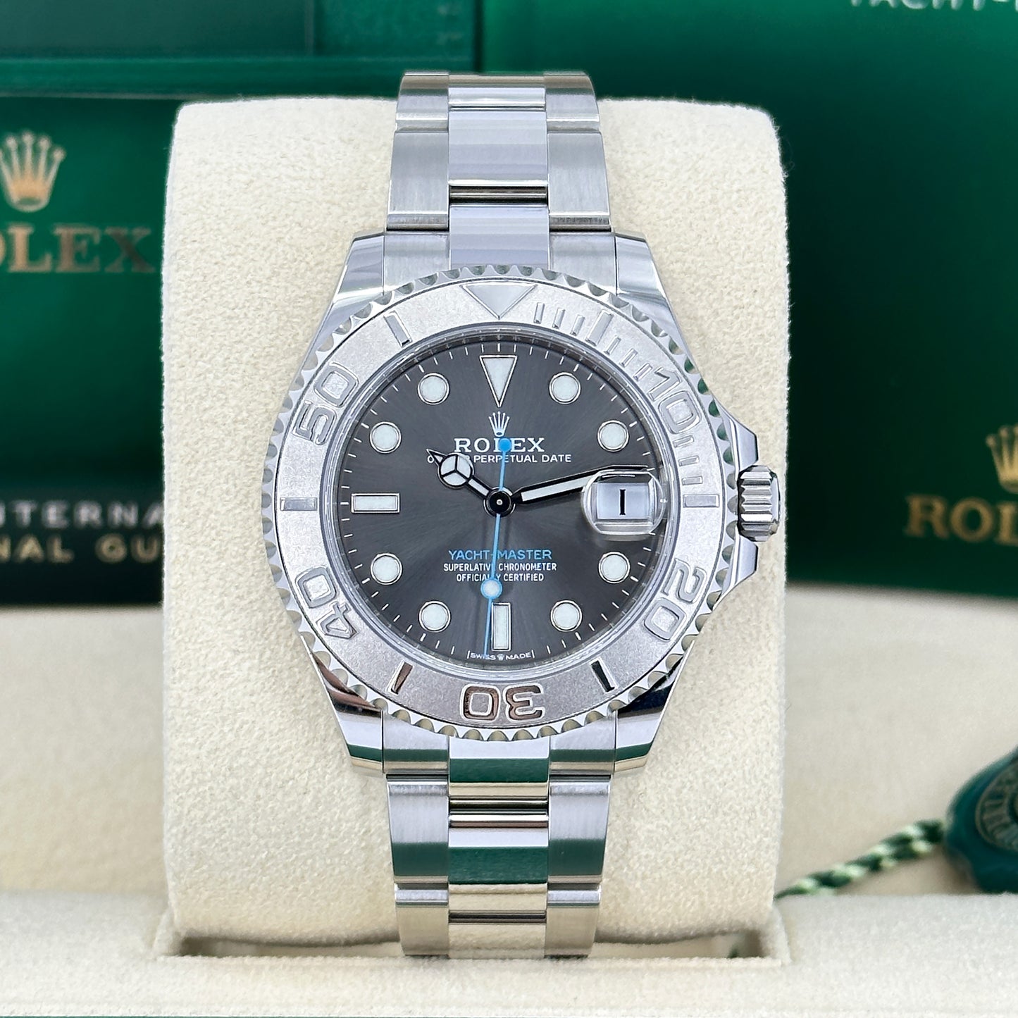 Rolex Yacht-Master Oystersteel and platinum Ref# 268622-0002