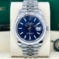 Rolex Datejust 41, Oystersteel and 18k White Gold, Blue Dial, 41mm, Fluted, Jubilee, Ref#126334-0002