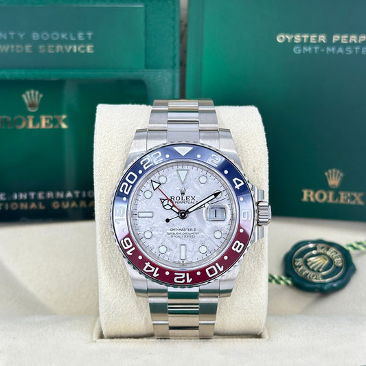 Rolex GMT-Master II 18 ct white gold Ref# 126719BLRO-0002