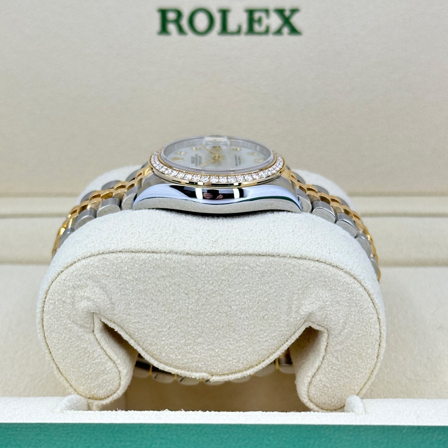 Rolex Lady-Datejust 28, Oystersteel and 18k Yellow Gold, Ref# 279383RBR-0019