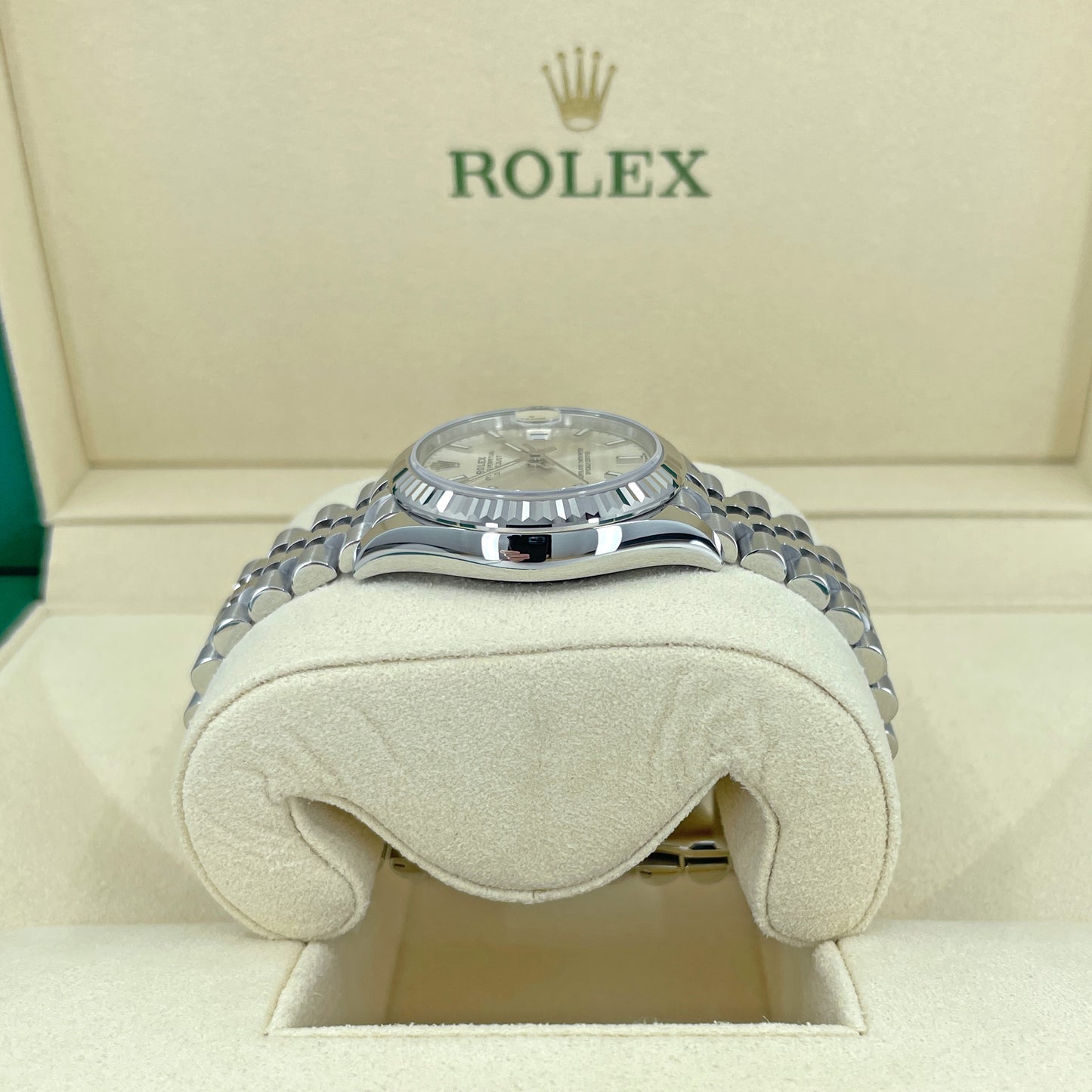 Rolex Datejust 31, Oystersteel and 18k White Gold, Ref# 278274-0012