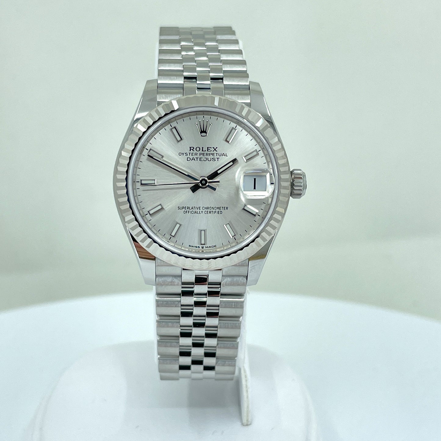 Rolex Datejust 31, Oystersteel and 18k White Gold, Ref# 278274-0012