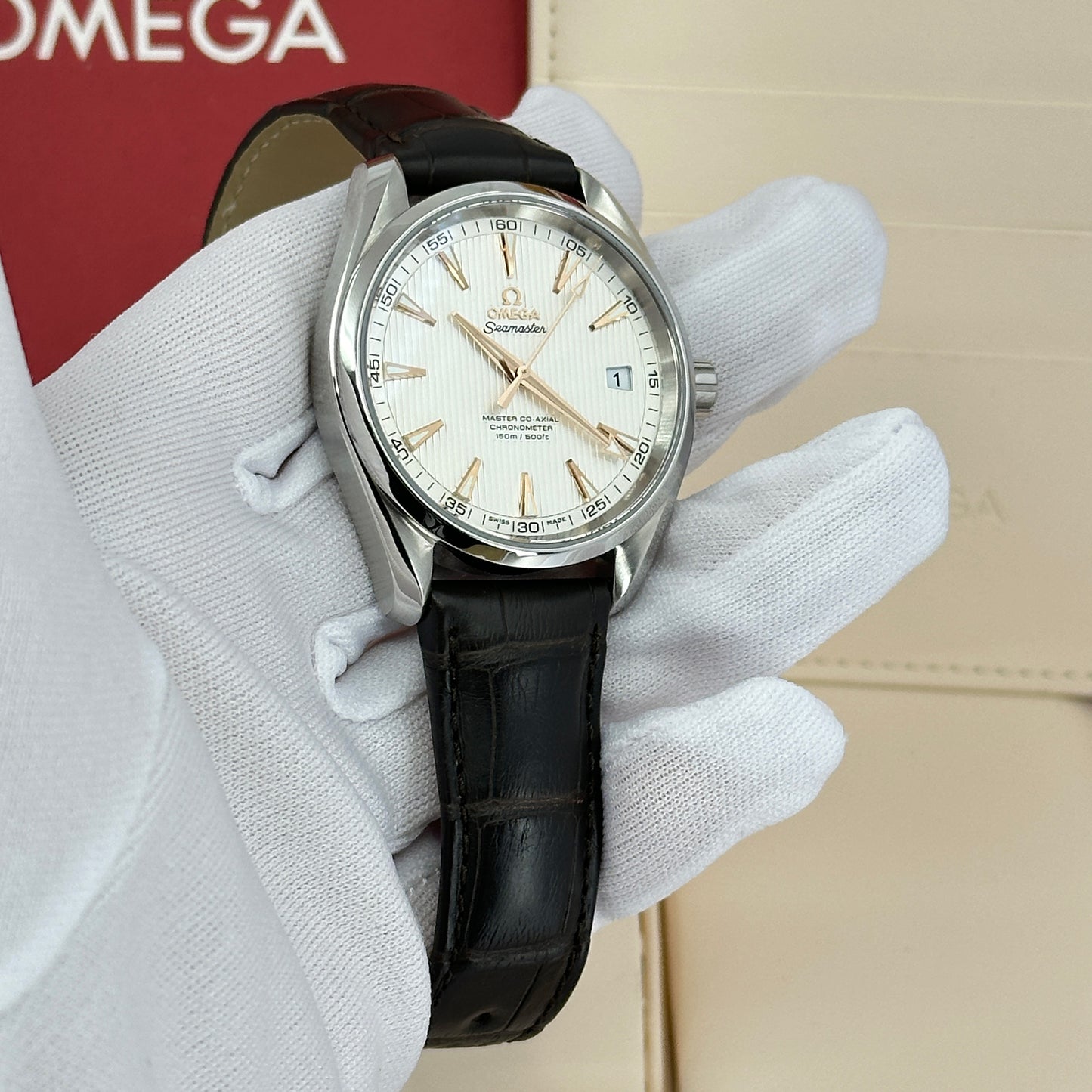 50% Deposit for Pre-owned Omega Seamaster Aqua Terra 150m 41.5mm 231.13.42.21.02.003 Complete, 2019